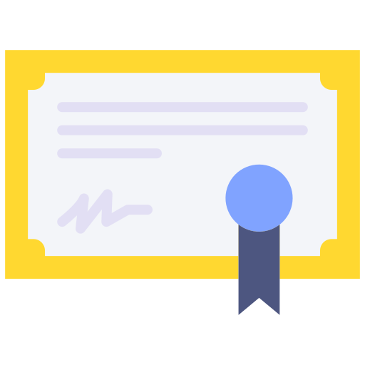 Icône certificat