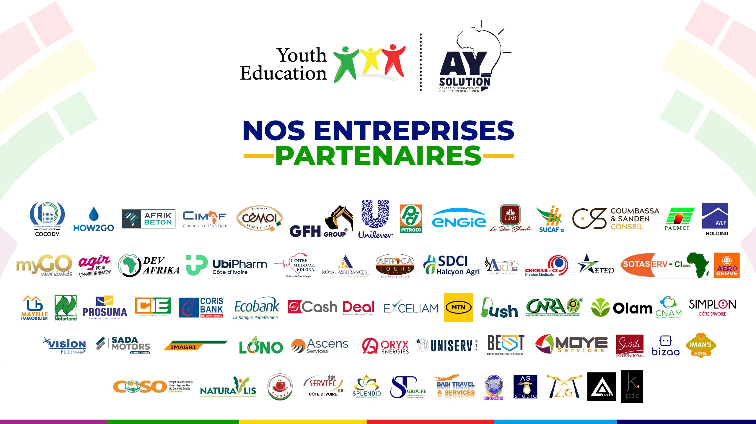 Bannière des entreprises partenaires AY SOLUTIONS